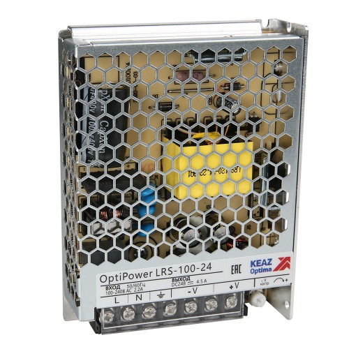 328881 КЭАЗ | Блок питания панельный OptiPower LRS 120-24 5A
