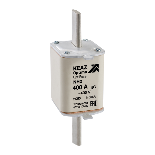 144761 КЭАЗ | Вставка плавкая OptiFuse NH2-400-400AC-0-gG-УХЛ3
