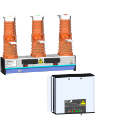 Выключатель вакуумный Optimat BB-10-20/1000-У2-430 с блоком управления Optimat BU-41-У2
