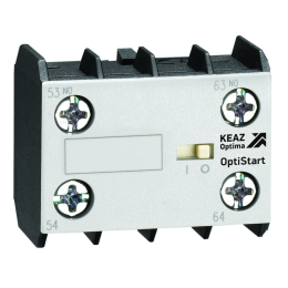 Блок контактный OptiStart K-MX-1020 фронтальный 2НО для мини-контакторов M

