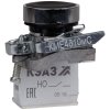 354433 КЭАЗ | Кнопка КМЕ4101мС-черный-0но+1нз-цилиндр-IP40-КЭАЗ