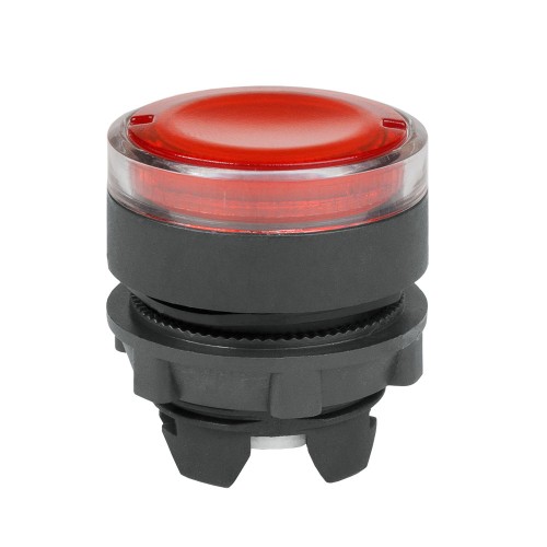 332307 КЭАЗ | Головка кнопки OptiSignal D22 A5-PL-4 с подсветкой красная пластик ZB5AW343
