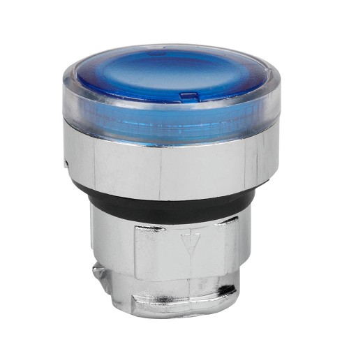 332260 КЭАЗ | Головка кнопки OptiSignal D22 A4-PL-6 с подсветкой синяя металл ZB4BW363
