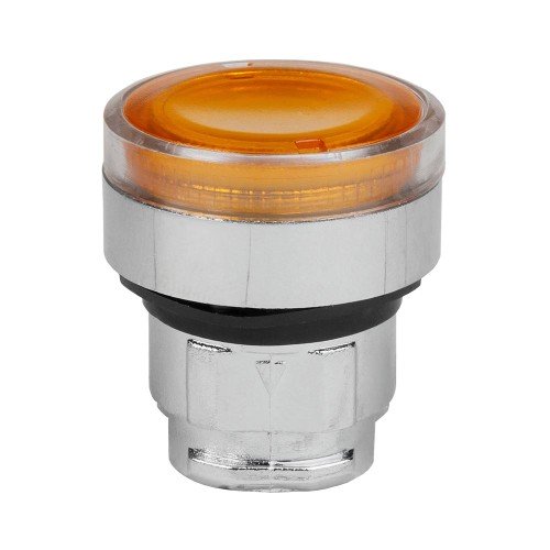 332259 КЭАЗ | Головка кнопки OptiSignal D22 A4-PL-5 с подсветкой желтая металл ZB4BW353

