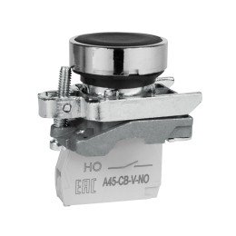 Кнопка OptiSignal D22 C4-P-210 черная металл 1НО XB4BA21
