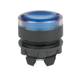 Головка кнопки OptiSignal D22 A5-PL-6 с подсветкой синяя пластик ZB5AW363
