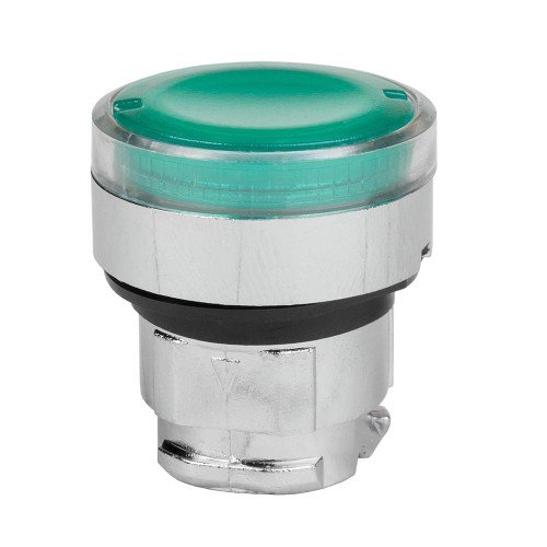 332257 КЭАЗ | Головка кнопки OptiSignal D22 A4-PL-3 с подсветкой зеленая металл ZB4BW333
