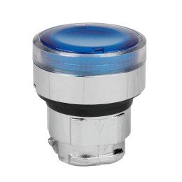 Головка кнопки OptiSignal D22 A4-PL-6 с подсветкой синяя металл ZB4BW363
