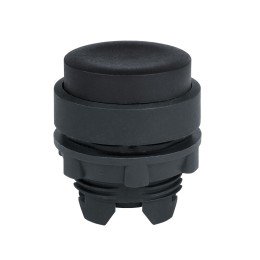 Головка кнопки OptiSignal D22 A5-PJ-2 с выступ толк черная пластик ZB5AL2
