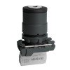 332184 КЭАЗ | Переключатель OptiSignal D22 C5-SK-21 с ключем 2 поз пластик 1НО XB5AG21