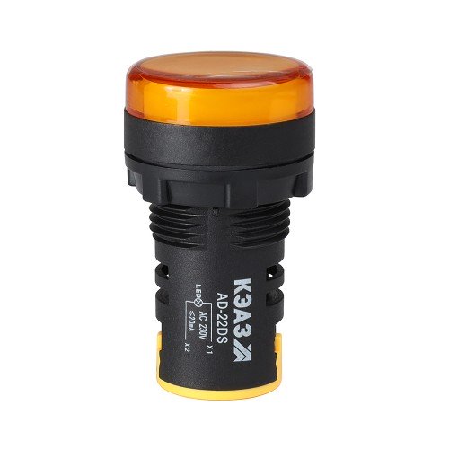 238573 КЭАЗ | Лампа AD22DS(LED) матрица D22мм желтый 230В-КЭАЗ

