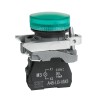 332174 КЭАЗ | Сигнальная лампа OptiSignal D22 C4-L-M3 зеленая металл 230-240VAC XB4BVM3