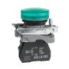 332175 КЭАЗ | Сигнальная лампа OptiSignal D22 C4-L-B3 зеленая металл 24VAC/DC XB4BVB3
