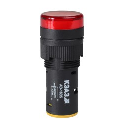 Лампа AD16DS(LED) матрица D16мм красный 220В DC-КЭАЗ
