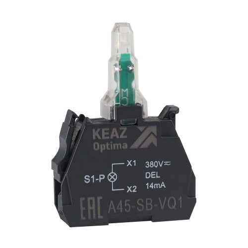 362254 КЭАЗ | Световой-блок-OptiSignal-D22-A45-SB-VQ1-белый-380 В AC-с защитой от наводок ZBVQ1