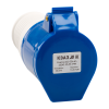 222745 КЭАЗ | Розетка кабельная 223-32А-6h-220AC-2P+PE-IP44