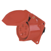 222759 КЭАЗ | Розетка фланцевая 315-16А-6h-380AC-3P+PE+N-IP44