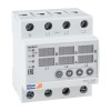 357871 КЭАЗ | Реле напряжения OptiRel D PVC-3-63 с ЖК-дисплеем и контролем тока 3Ф 63 А