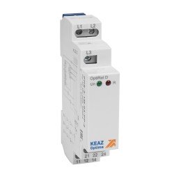 Реле контроля фаз OptiRel D PHS-3-1M-03-PP-2 чередования обрыва фаз 3Ф 2СО
