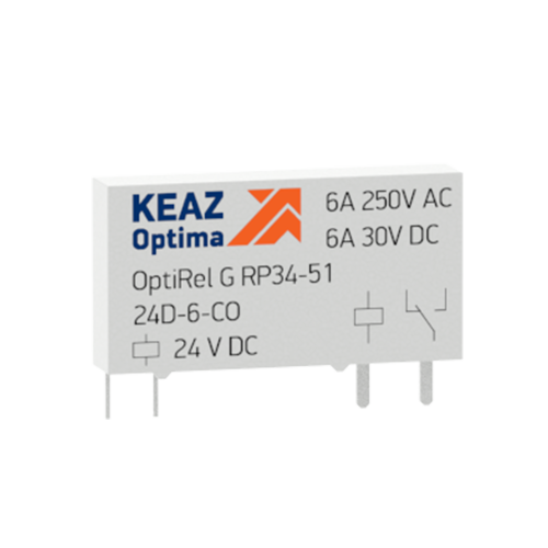 281141 КЭАЗ | Реле промежуточное OptiRel G RP34-51-6D-6-CO-G
