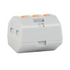 351063 КЭАЗ | Клемма строительно-монтажная OptiKit СМК 222-413 с рычагом 3 отверстия 0,2-2,5(4,0)мм2