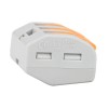 351063 КЭАЗ | Клемма строительно-монтажная OptiKit СМК 222-413 с рычагом 3 отверстия 0,2-2,5(4,0)мм2
