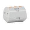 351063 КЭАЗ | Клемма строительно-монтажная OptiKit СМК 222-413 с рычагом 3 отверстия 0,2-2,5(4,0)мм2
