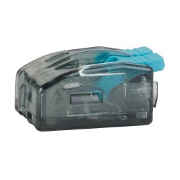 Клемма строительно-монтажная OptiKit СМК 221-412 с рычагом 2 отверстия 0,2-2,5(4,0)мм2
