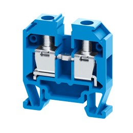 Мини-клемма проходная винтовая OptiClip CMT-4-I-BU-32A-(0,2-4)-синий
