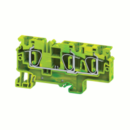 Клемма заземляющая пружинная OptiClip CXG-6-TRIPLET-PE-I-(0,2-6)-PEN
