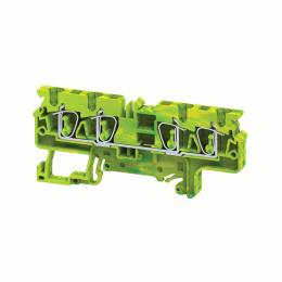 Клемма заземляющая пружинная OptiClip CXG-4-QUATTRO-PE-I-(0,2-4)-PEN
