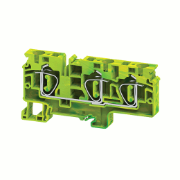 Клемма заземляющая пружинная OptiClip CXG-10-TRIPLET-PE-I-(0,5-10)-PEN
