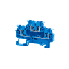 289765 КЭАЗ | Клеммы двухярусные пружинная OptiClip CXDL-2,5-2L-I-BU-синий