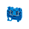 331822 КЭАЗ | Мини-клемма проходная пружинная OptiClip CXM-2,5-I-BU-24A-(0,2-2,5)-синий
