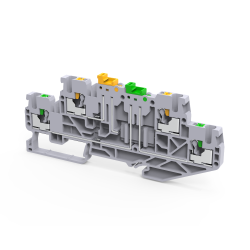 331872 КЭАЗ | Клемма 2х-ярусная push-in OptiClip CPDLK-2,5-2L-MT-N-I-серый
