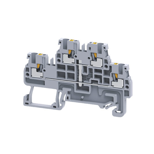 331864 КЭАЗ | Клемма 2х-ярусная push-in OptiClip CPDL-2,5-2L-I-S-серый
