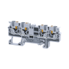 331850 КЭАЗ | Клемма с 4-мя контактами push-in OptiClip СP-4-QUATTRO-(0,2-4)-I-серый