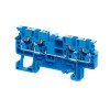 331847 КЭАЗ | Клемма с 4-мя контактами push-in OptiClip СP-2,5-QUATTRO-(0,2-2,5)-I-BU-синий