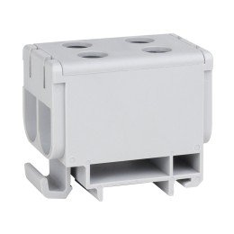 Клемма вводная силовая двойная OptiClip КВС 6-50 серая
