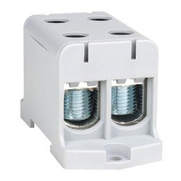 Клемма вводная силовая двойная OptiClip КВС 16-95 серая
