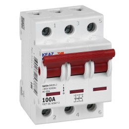 Выключатель нагрузки модульный OptiDin BM63PL-3100-УХЛ3 (ВМ63PL)
