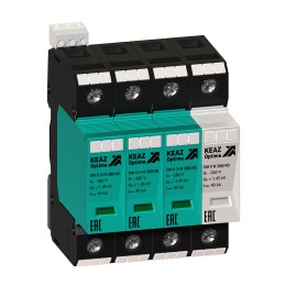 Ограничитель импульсных перенапряжений (УЗИП) OptiDin OM-II-3+N-280/40

